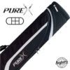 Pure X Special Edition Black/White 2x4 Hard Pool Cue Case - PXC2034W-DIS