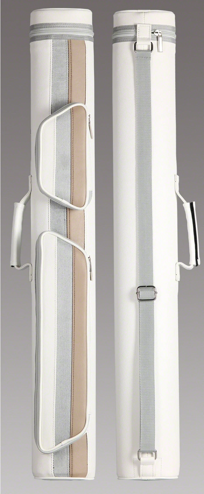 Pure X White/Grey 2x2 Hard Pool Cue Case - PXC522W 2 Pure X White/Grey 2x2 Hard Pool Cue Case - PXC522W - Image 2