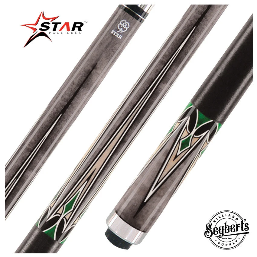 Star Grey 4 Point Cue - S59 1 Star Grey 4 Point Cue - S59