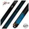 Star Black And Blue 6 Point Cue - S74