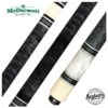 McDermott Select Series Titanium Gray Stained Birdseye Maple With White Pearl Pool Cue - SL02