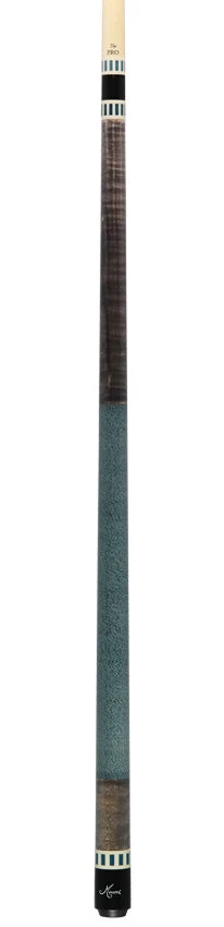 Meucci Gray Stained Maple And Blue/Black Wrapless Pool Cue With Pro Shaft - BE-12 6 Meucci Gray Stained Maple And Blue/Black Wrapless Pool Cue With Pro Shaft - BE-12 - Image 6