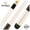 Valhalla Series VA118 White Pool Cue With Linen Wrap