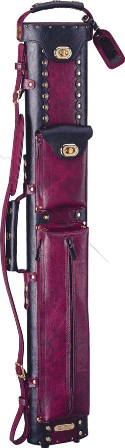 Instroke Vinyl Cowboy Black/Burgundy 2x4 Pool Cue Case - VC24BB -Seyberts Sale Store vc35bb 258 975e9a43 bc09 45a2 9846 e710ebc88ca2