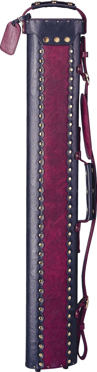 Instroke Vinyl Cowboy Black/Burgundy 2x3 Pool Cue Case - VC23BB 4 Instroke Vinyl Cowboy Black/Burgundy 2x3 Pool Cue Case - VC23BB - Image 4