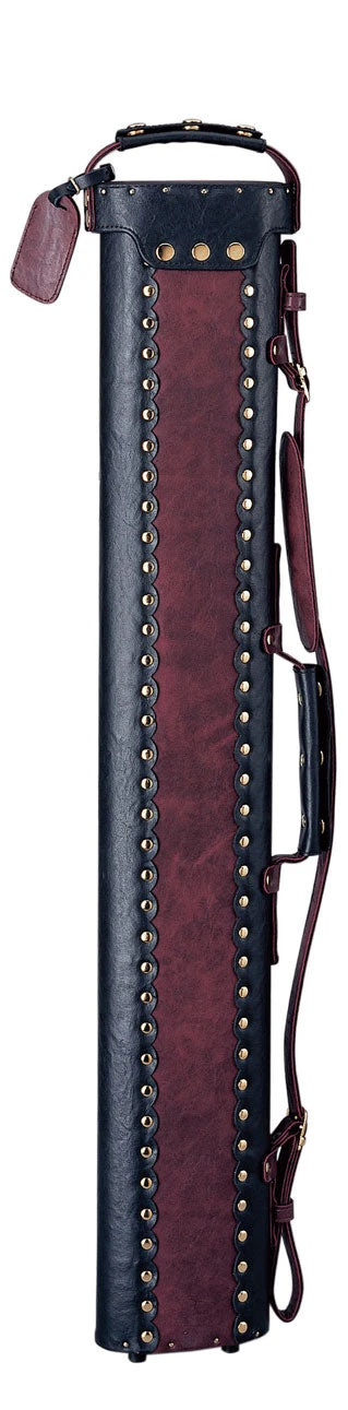 Instroke Vinyl Cowboy Black/Burgundy 3x7 Pool Cue Case - VC37BB 5 Instroke Vinyl Cowboy Black/Burgundy 3x7 Pool Cue Case - VC37BB - Image 5