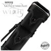 Holly Monochrome Stitched White Pool Cue Case - HSMW -Seyberts Sale Store white